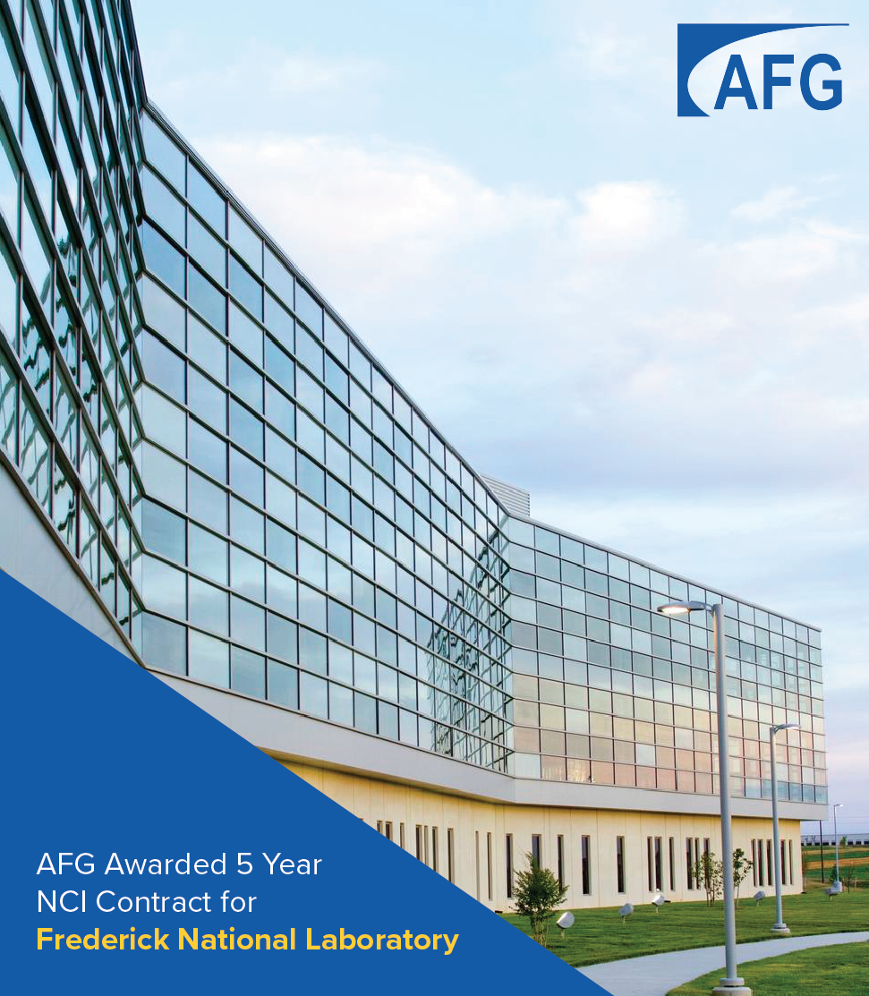 AFG awarded 5 Year NCI CQM for Frederick National Laboratory